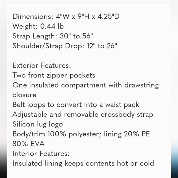 NWT Lug Huggie Wide Convertible Crossbody/Belt Bottle Bag in Zebra Sand - Picture 3 of 3